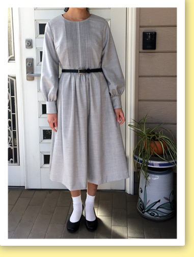 ピンタックのワンピース Sora S Notes